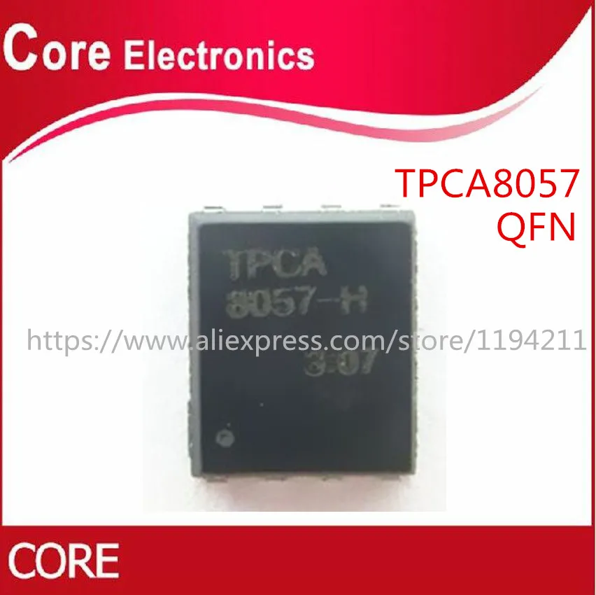 50 шт./лот TPCA8057 H 8057 TPCA8057H MOSFET QFN 8|Интегральные схемы| |