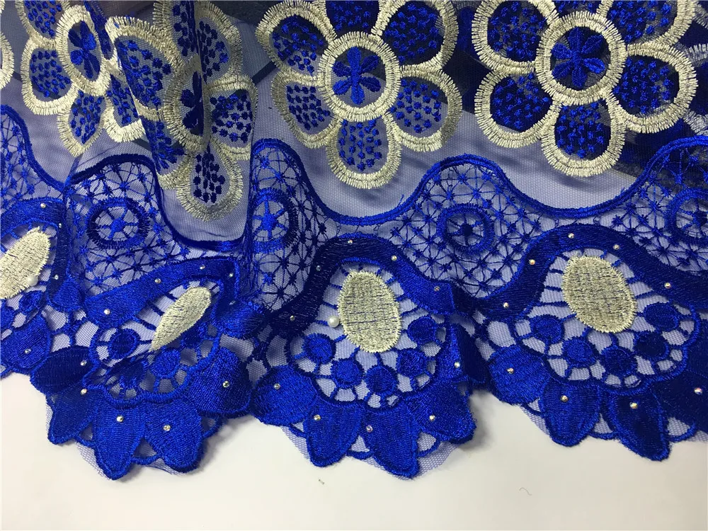 Французский Африканский кружевной ткани высокого качества вышитые в