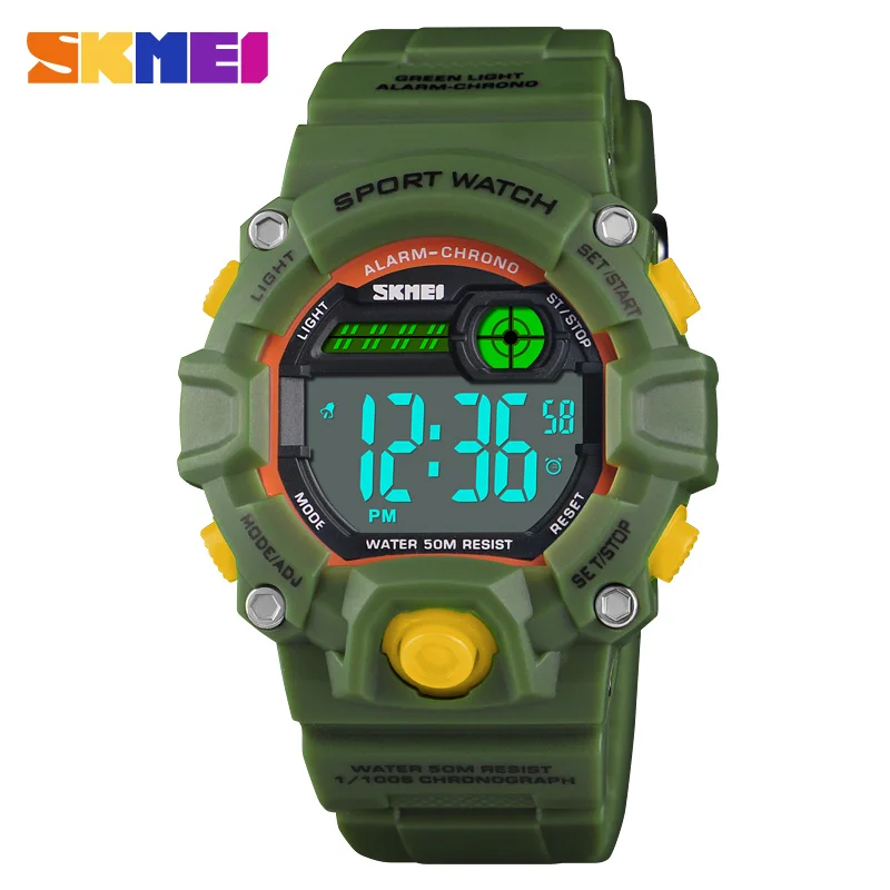 Новый SKMEI 1484 детские часы модные светодиодный цифровые 50 м водонепроницаемые