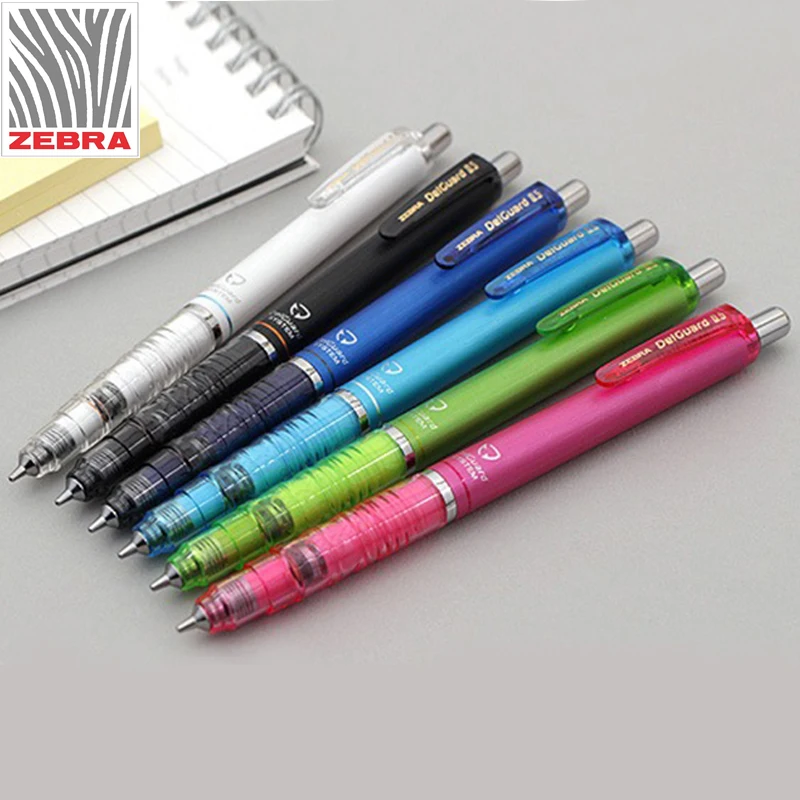 2 шт./лот Zebra MA85 DelGuard механические карандаши 0 5 мм 6 видов цветов выбор канцелярских