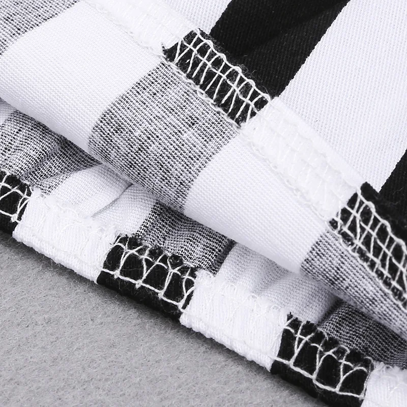 Новинка 2018 одежда для девочек костюм блузка в полоску без рукавов и белые брюки 2