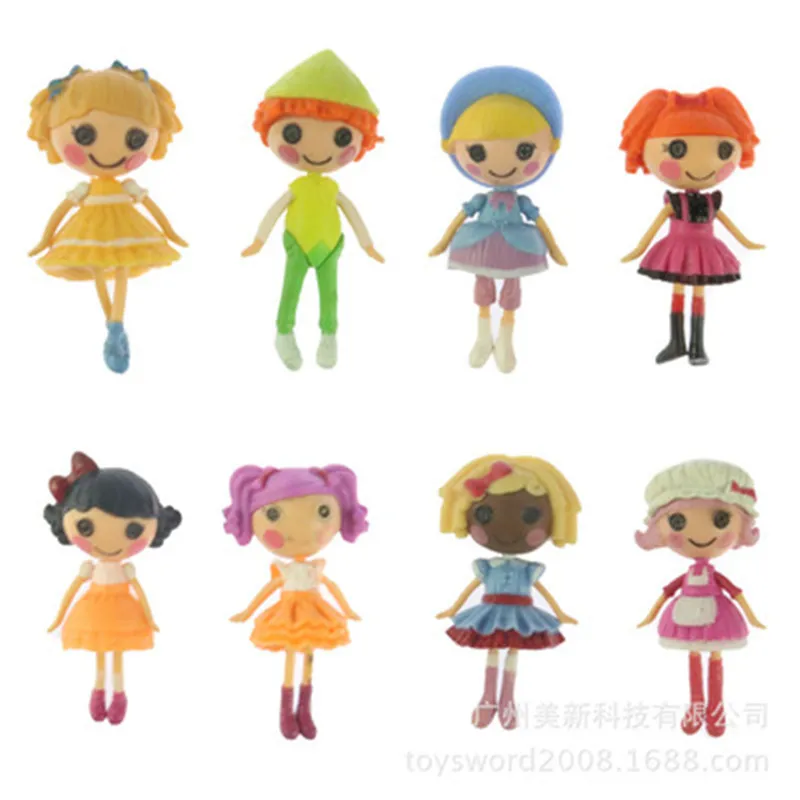 8 шт./лот различные типы форм см высота мини лалалоопси Kawaii мягкие пластиковые