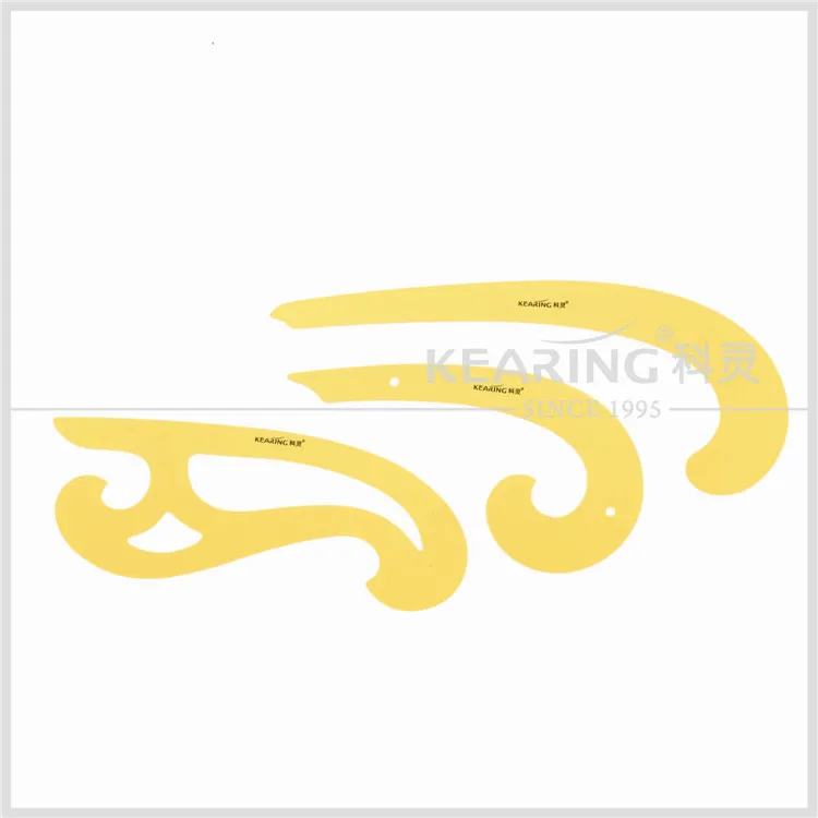 Гибкая пластиковая линейка с французским изгибом модного дизайна для рисования