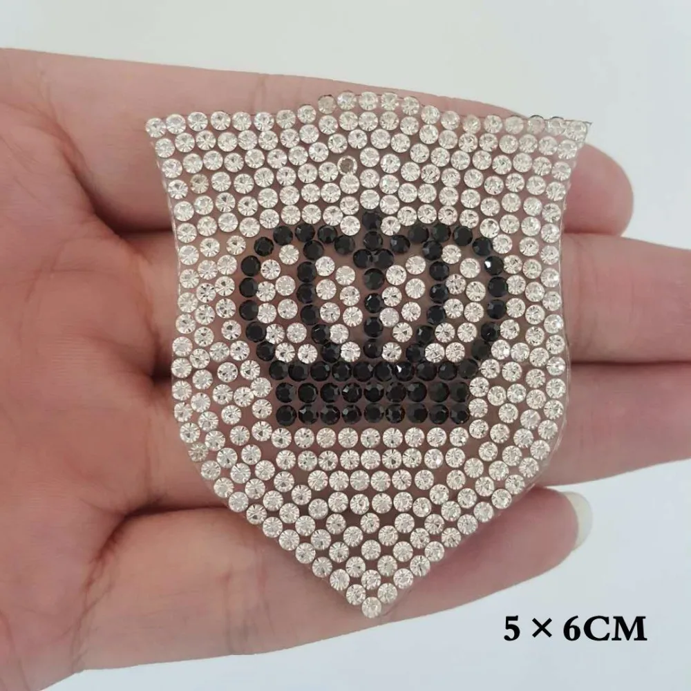 Сверкающие RhinestoneCrown щит железо на Бейджи для одежды модные бриллиантовые наклейки Футболки аппликация шляпа багаж аксессуары