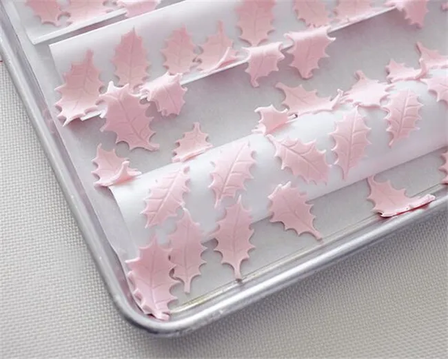 Homehow 3 шт./лот зимний Холли листик для торта форма из нержавеющей стали печенья