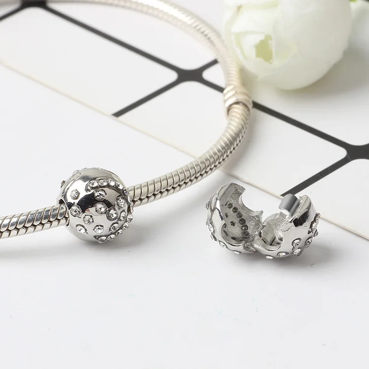 Btuamb Новая мода Звезда серебряного цвета Луна амулеты бусины подходят Pandora