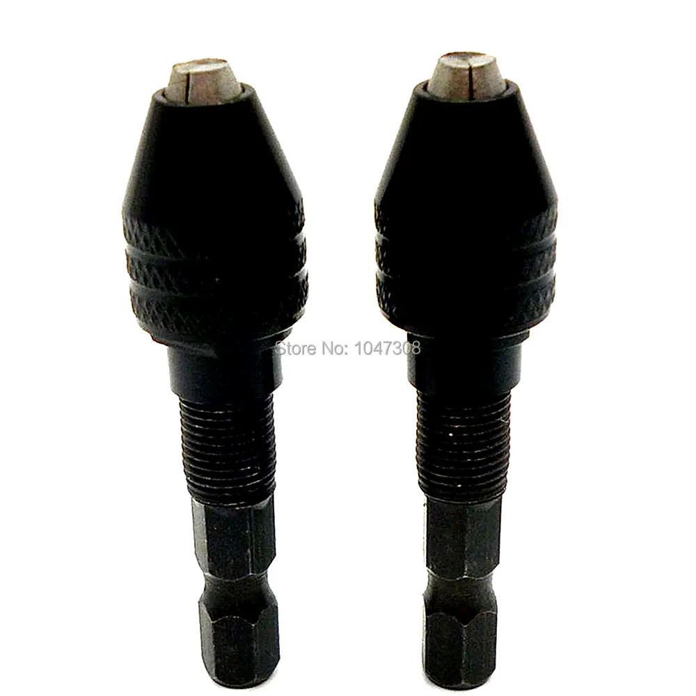 2pcs M8*0.75 Keyless Chuck Conversion 1/4" Impact Drill Adapter Screwdriver Driver Adaptor Hold Bits | Инструменты