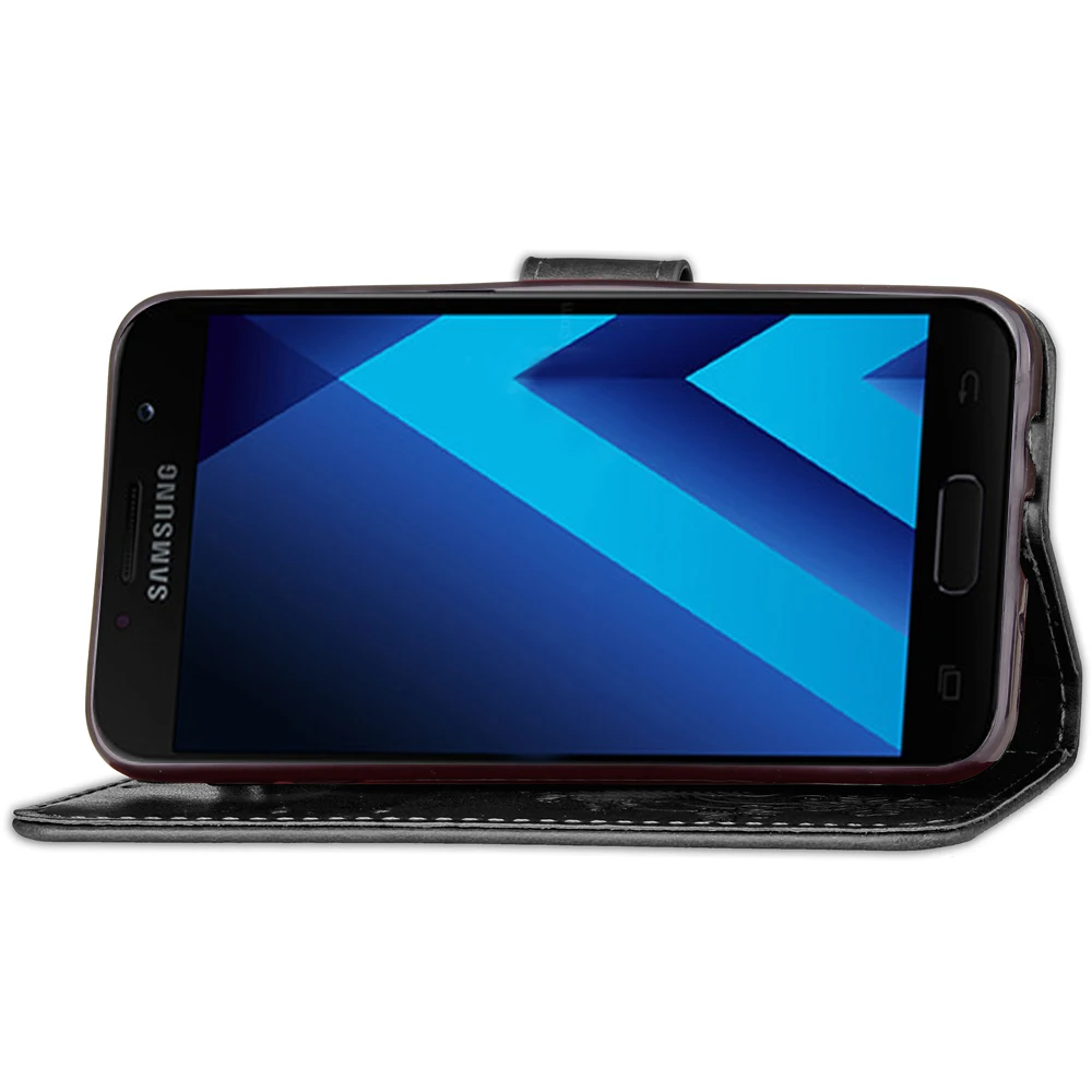 Чехол для телефона Samsung Galaxy A3 A5 A7 2017 A320 A520 A720 откидная Обложка на заднюю панель из