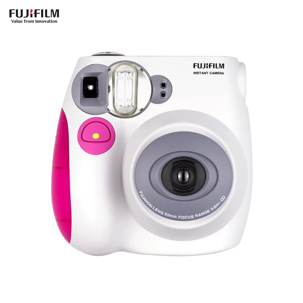 Fujifilm Instax mini7s мгновенная камера пленочная камера автоматическая фокусировка с ремешком на запястье День рождения Рождество год фестиваль подарок