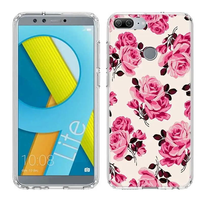 Cute 3D Emboss Flower Soft TPU Print Hull Case For Huawei Honor 8X MAX 8 9 10 lite 7 7X 6X V9 Play V20 Frosted Fundas Cover |