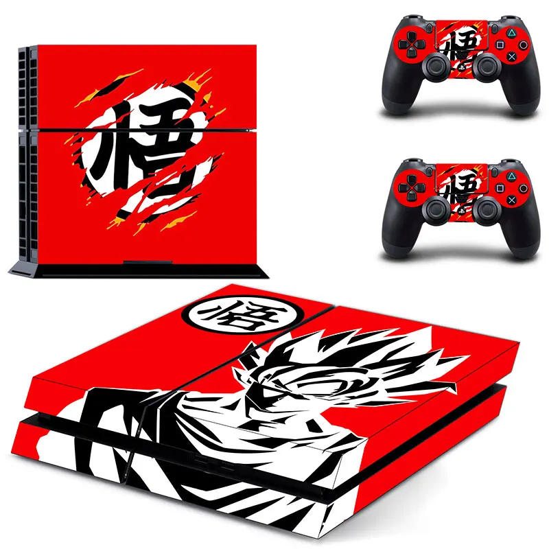 Виниловая Защитная Наклейка для контроллера PS4 Skin Console Dragon Ball Z Battle Super Saiyan 5 God Son
