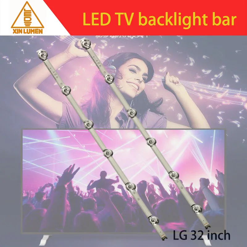 LG хорошая цена led бар подсветка ТВ Полоса lg 32'✲ дюймов для tv LB светодиоды barTV