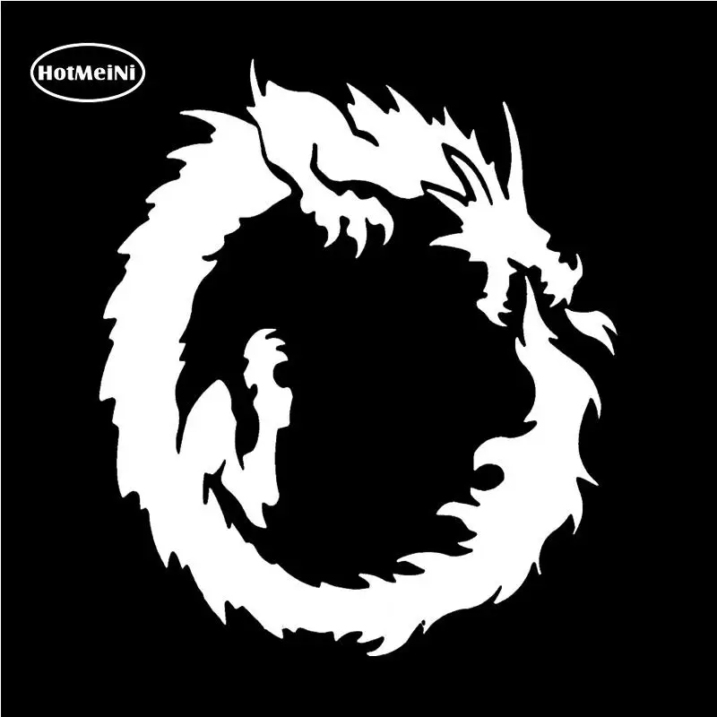 Наклейки HotMeiNi Ouroboros дракон круг бритвенный наклейки для автомобильного окна