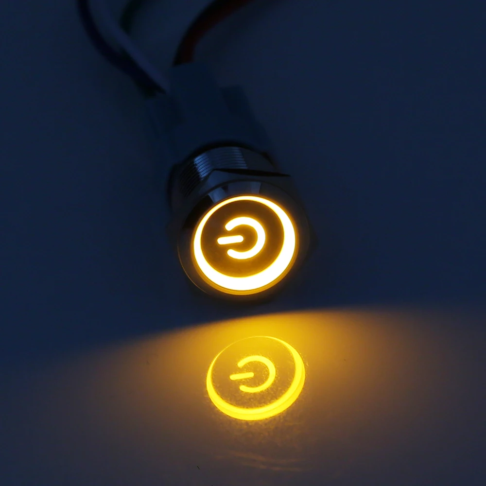 16 мм самофиксирующиеся 5Pin Водонепроницаемый металлический кнопочный