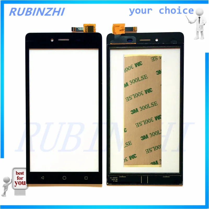 Цифровой преобразователь сенсорного экрана RUBINZHI мобильный телефон для Micromax Canvas