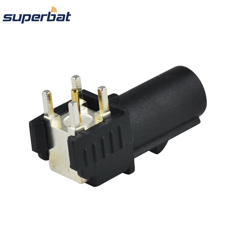 Superbat 10 шт. Fakra SMB Штекерный разъем для монтажа печатной платы прямоугольный