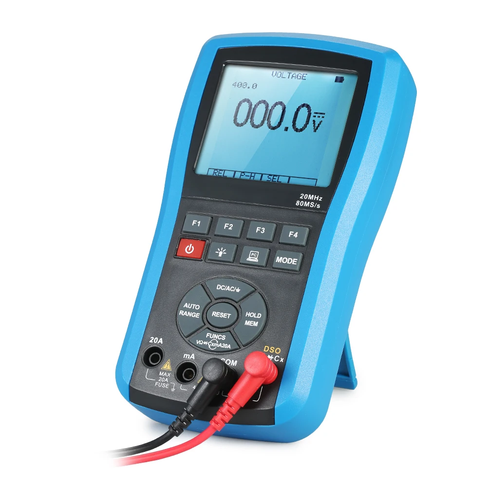 2 в 1 20 МГц 80 мс/с Цифровой Осциллограф Логический анализатор DSO измеритель объема