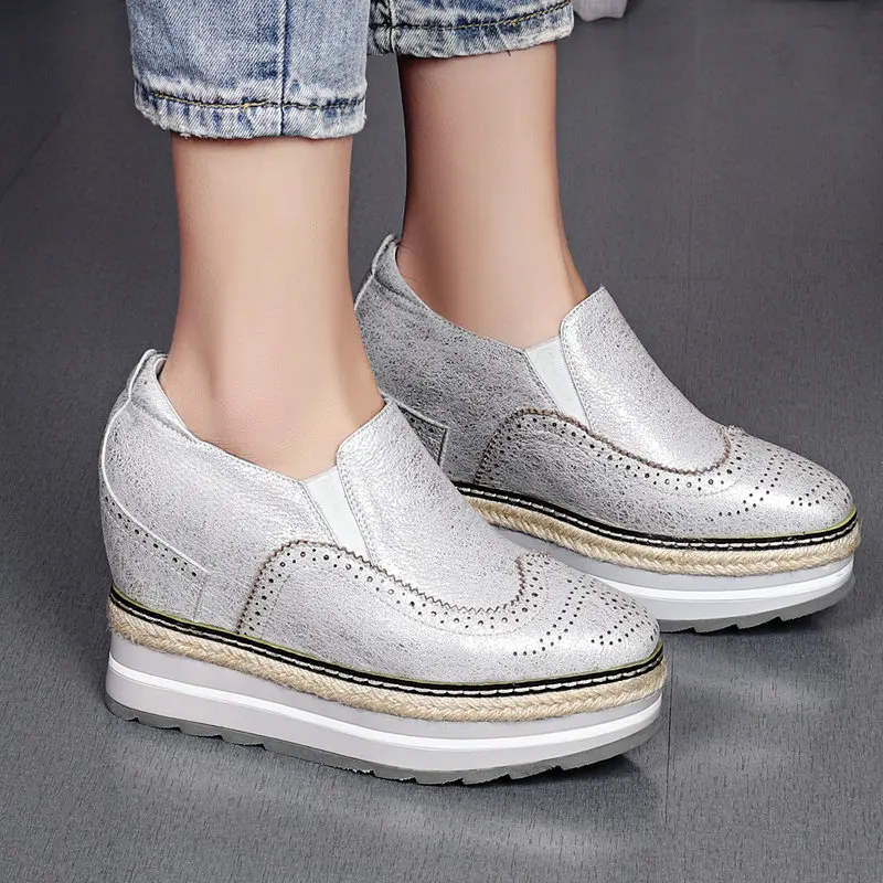 Женские лоферы без застежки сезон весна осень Женская Повседневная Удобная