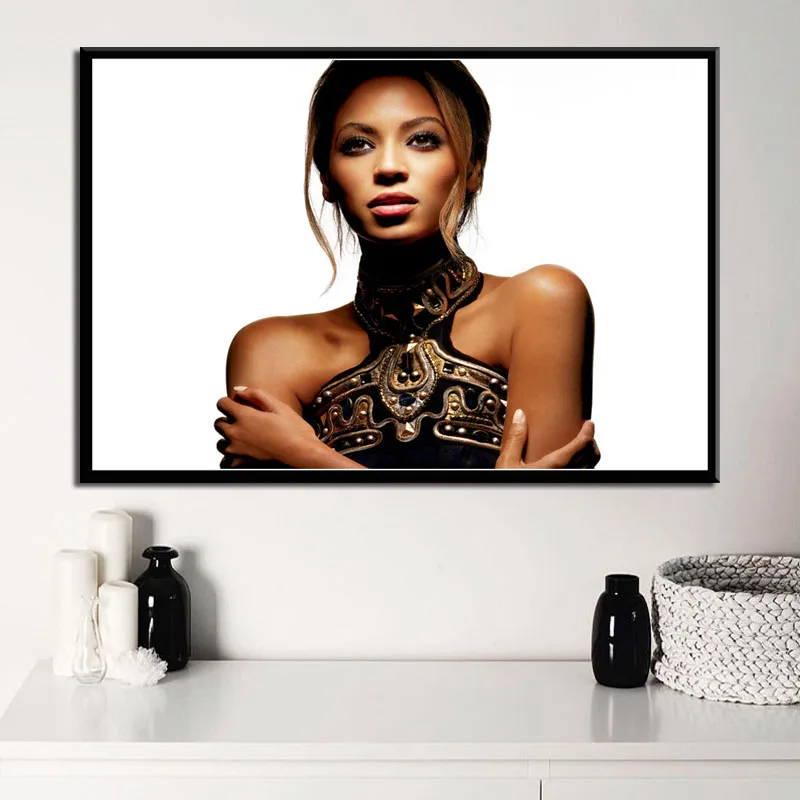 P554 Beyonce супер музыкальный певец звезда поп арт живопись Шелковый Холст плакат