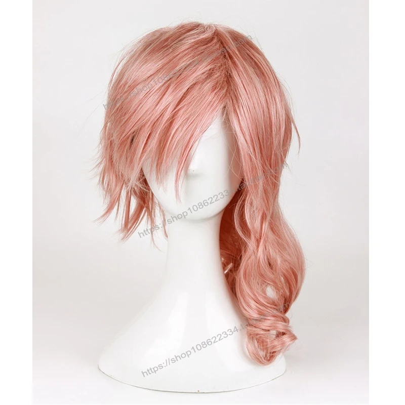 Final Fantasy FF13 Eclair Farron молния косплей парик Хэллоуин кудрявые Длинные Синтетические