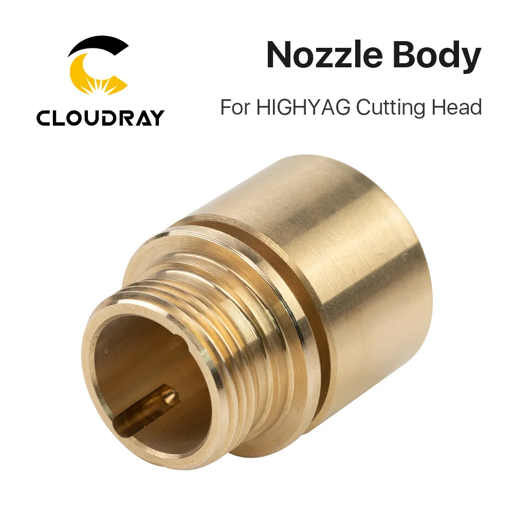Корпус сопла лазера Cloudray для волоконной лазерной режущей головки HIGHYAG D19 мм h23.5