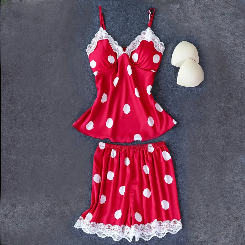 Комплект пижамный Женский из 2 предметов на бретельках и штанов M-XL | Женская