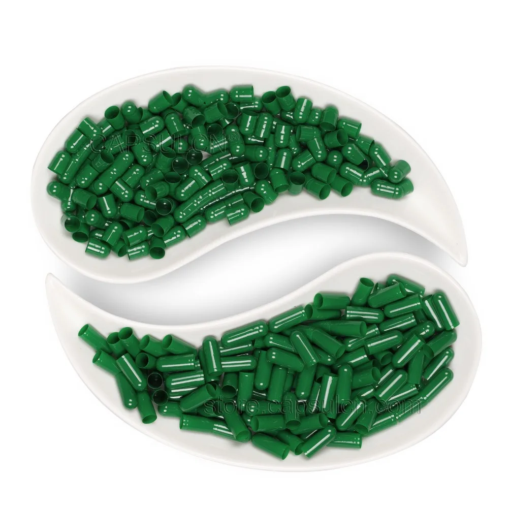 (Размер 00) 5000 штук в картонной коробке пустые разделенные желатиновые капсулы для