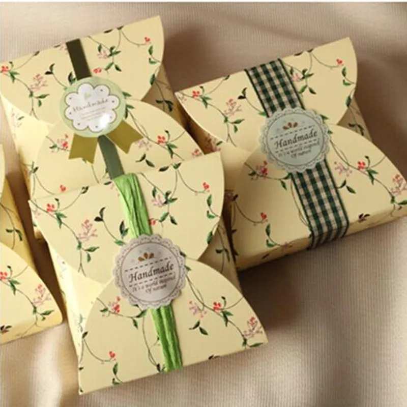 Ретро Мини крафт бумажная коробка DIY свадебный подарок коробки вечерние партия