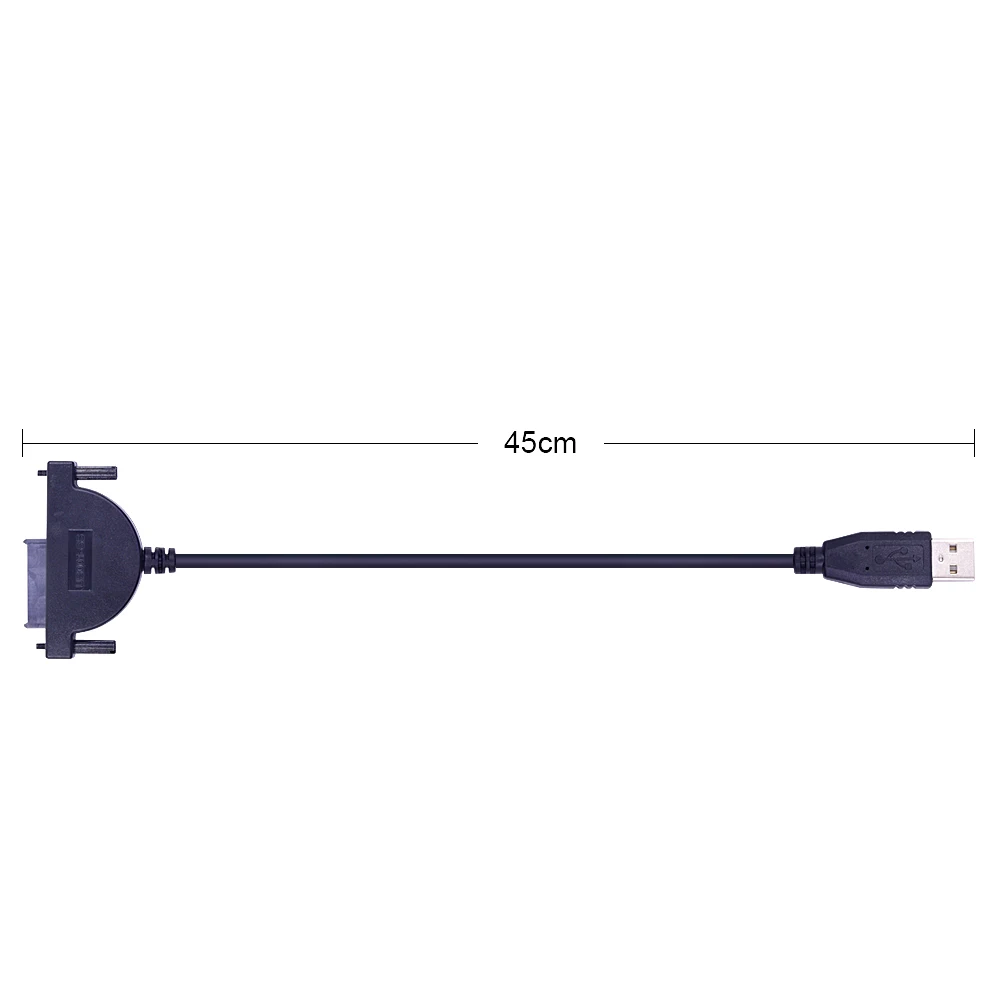 CHIPAL светодиодный индикатор USB 2 0 до 7 + 6 13Pin Mini SATA II Кабель адаптер для ноутбука CD ROM