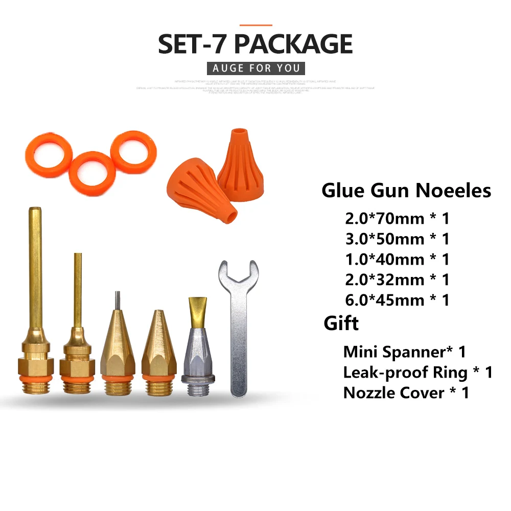 

Насадки для клеевого пистолета Sackful медные 18 шт.