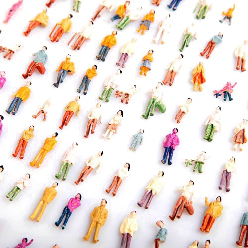 MACH 100 шт. масштаб 1:100 разные модели уличные фигурки пассажиров|figure model|figures peoplefigures |
