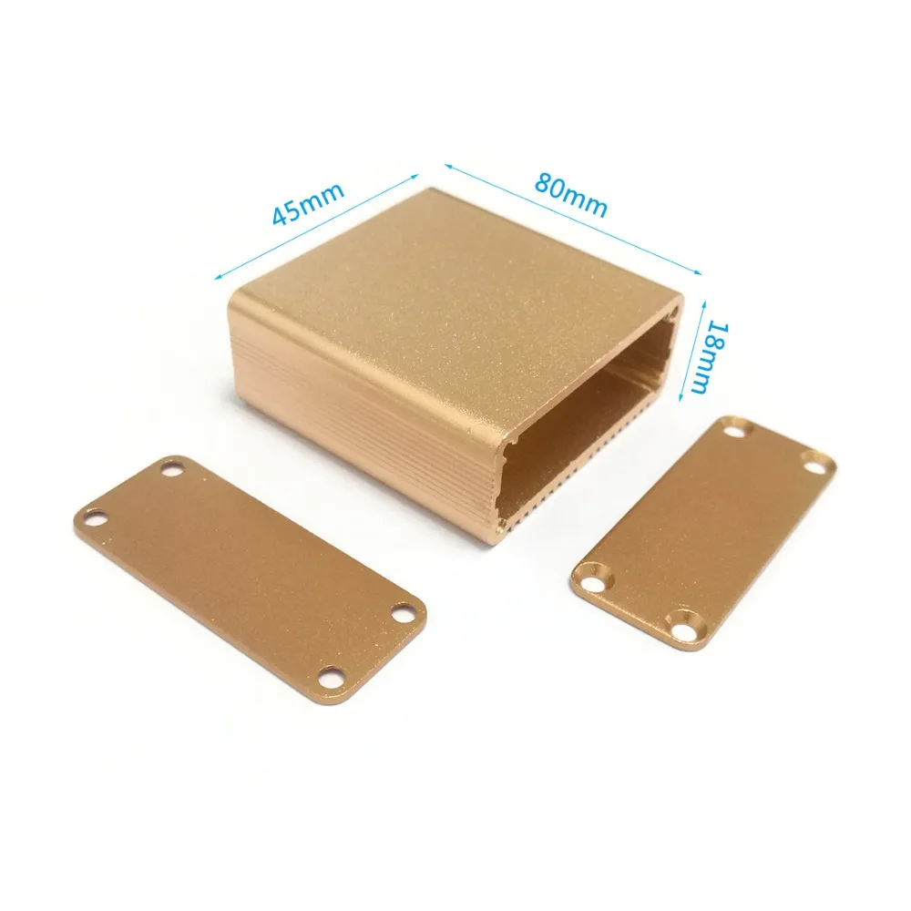 

Aluminum enclosure Instrument shell electric project box DIY 45X18X80mm NEW