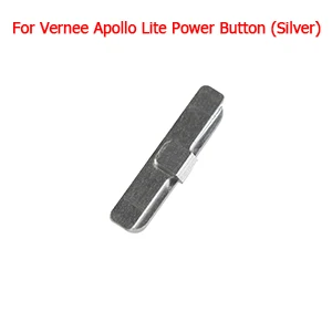 Alesser для Vernee Apollo Lite Тор Марс usb зарядный порт разъем гибкий кабель Кнопка питания зарядное устройство адаптер Датчик отпечатков пальцев - Цвет: silver power button