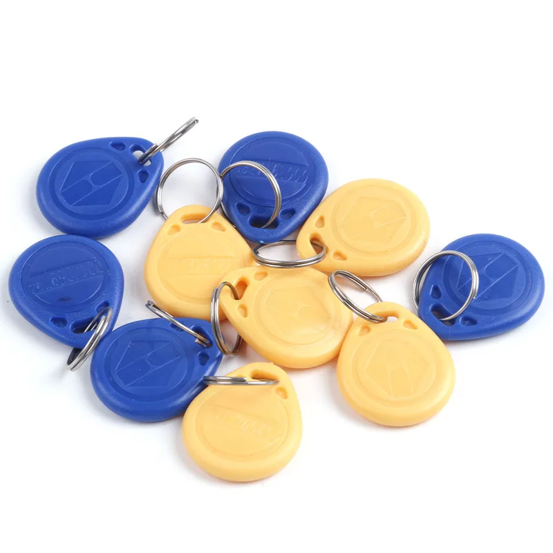 50pcs/lot 125khz ID Keyfob RFID Tag TK4100 EM4100 Smart Sensor Card Access Control Sticker Key Fob Token Tags Ring | Безопасность и