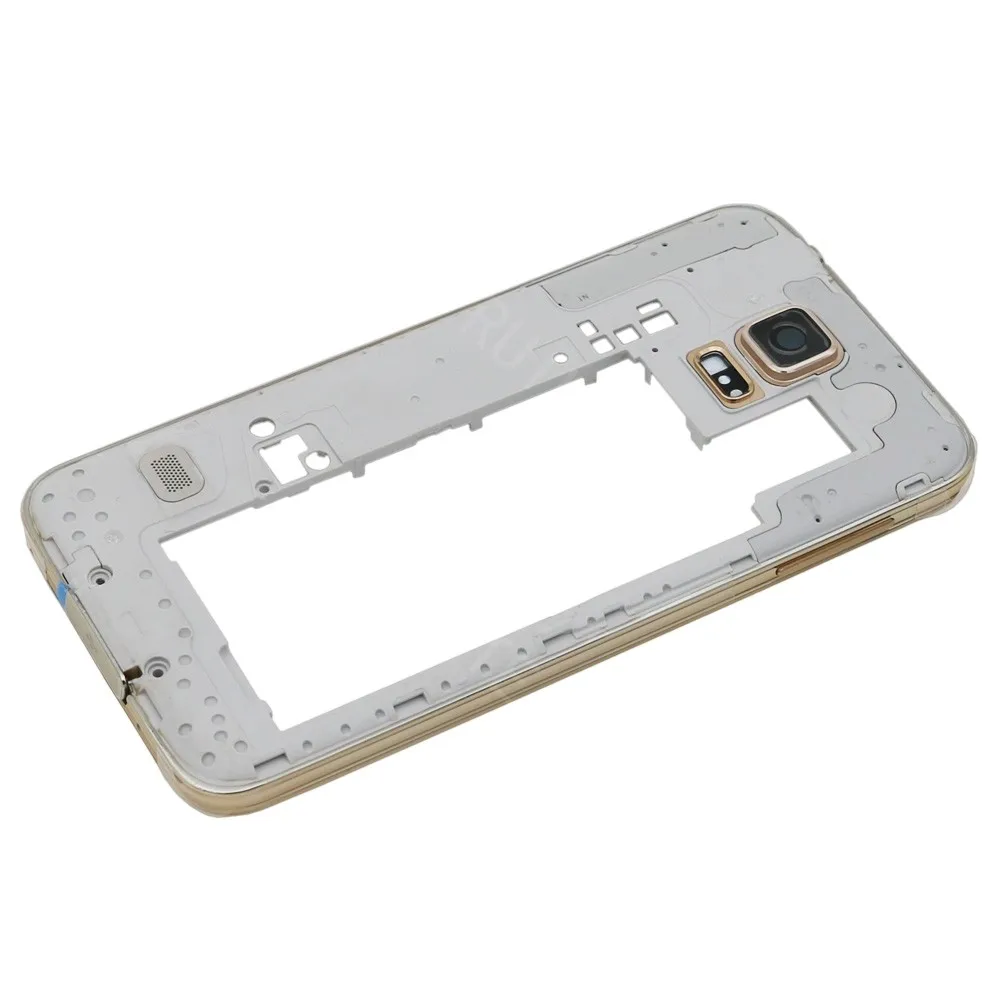 RUIHUITE средний корпус для samsung Galaxy S5 G900 G900F G900A G9008V средняя рамка задняя рамка Ремонт Запасные части