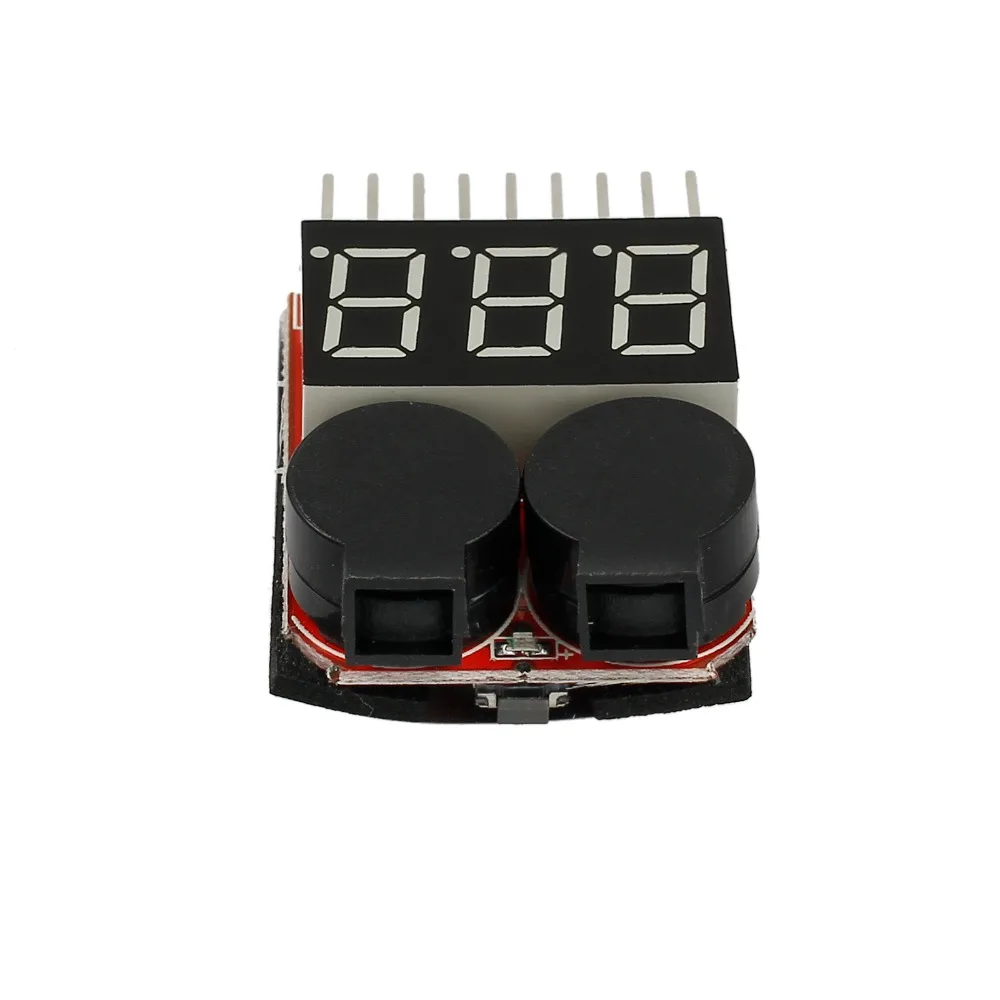 Proster 5Pcs/set 1-8S Lipo/Li-ion/Fe Battery Voltage Tester Low Buzzer Alarm Hot Selling RC Checker | Инструменты