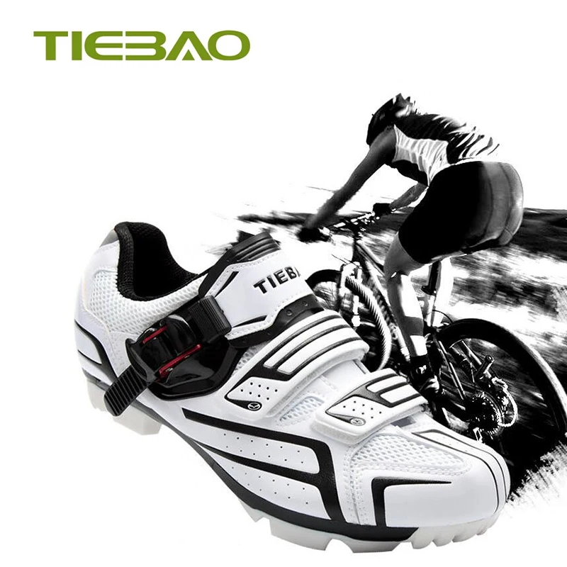 Tiebao sapatilha ciclismo mtb Мужская и женская велосипедная обувь для велоспорта самоблокирующаяся обувь для горного велосипеда дышащая обувь для верховой езды