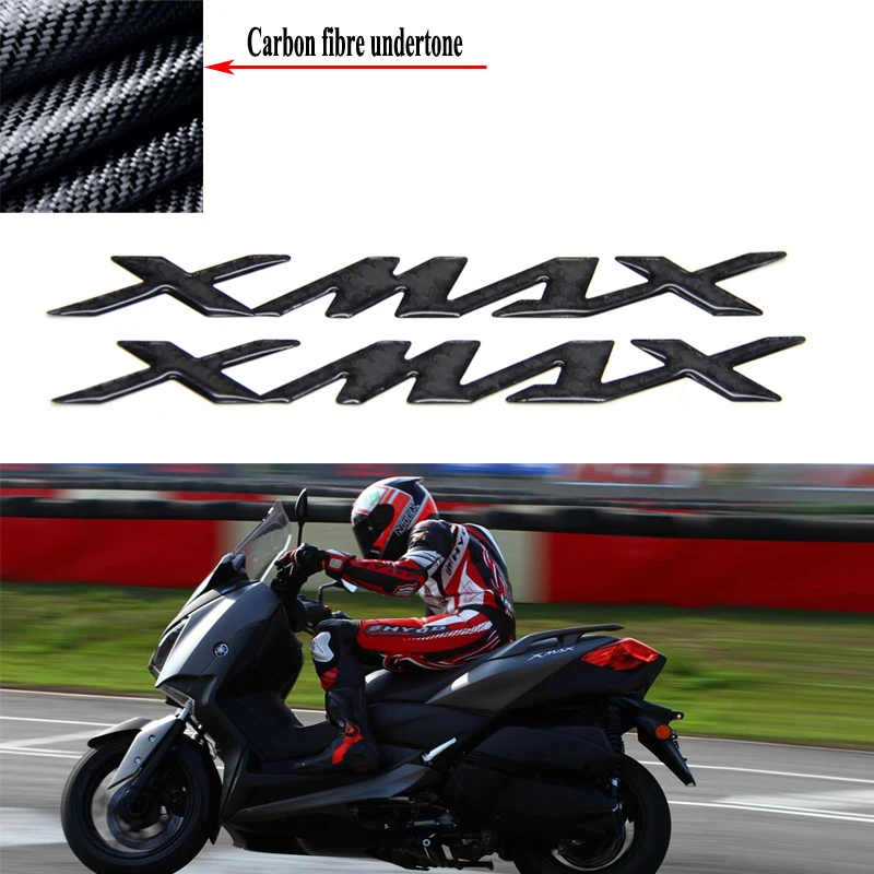 Мотоциклетные 3D наклейки из углеродного волокна и эпоксидной смолы для Yamaha XMAX X MAX