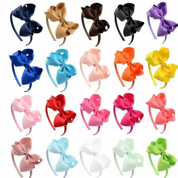

Free Shipping 20pcs/lot Boutique Grosgrain Ribbon Headwear For Women Girl