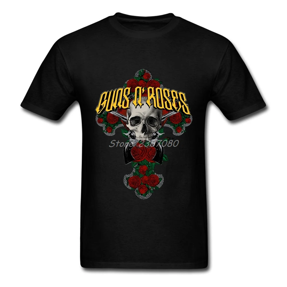 Новая футболка guns N Roses винтажная одежда для мужчин круглый вырез хлопок большой