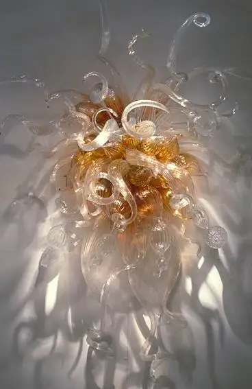 

Italy Design Style Handmade Blown Glass Wall Lamps