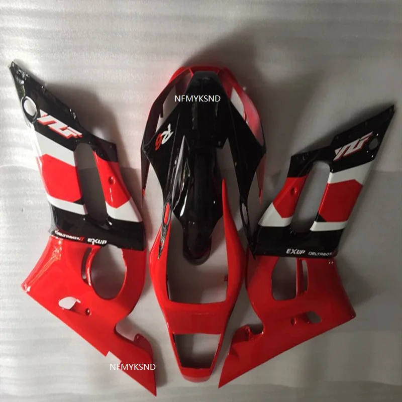 Крутой комплект обтекателей для YAMAHA YZFR6 98 99 00 01 02 YZF R6 1998 1999 2000 2002 ABS красный и черный