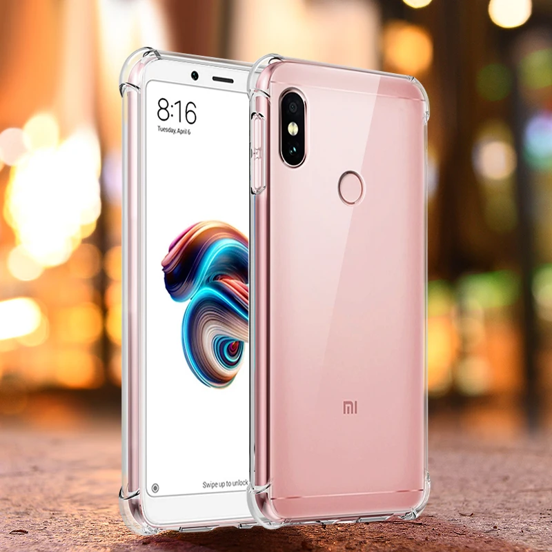 Мягкий прозрачный чехол из ТПУ для Xiaomi Redmi Note 6 5 Pro 6A Plus Pocophone F1 Mi 8 SE A2 Lite 6X 5X Mix 3 2S Max
