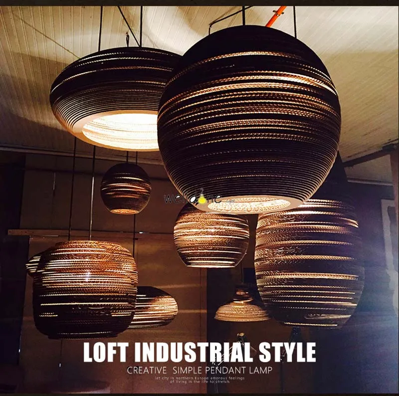 Необычная креативная коричневая гофрированная картонная бумага переработанная