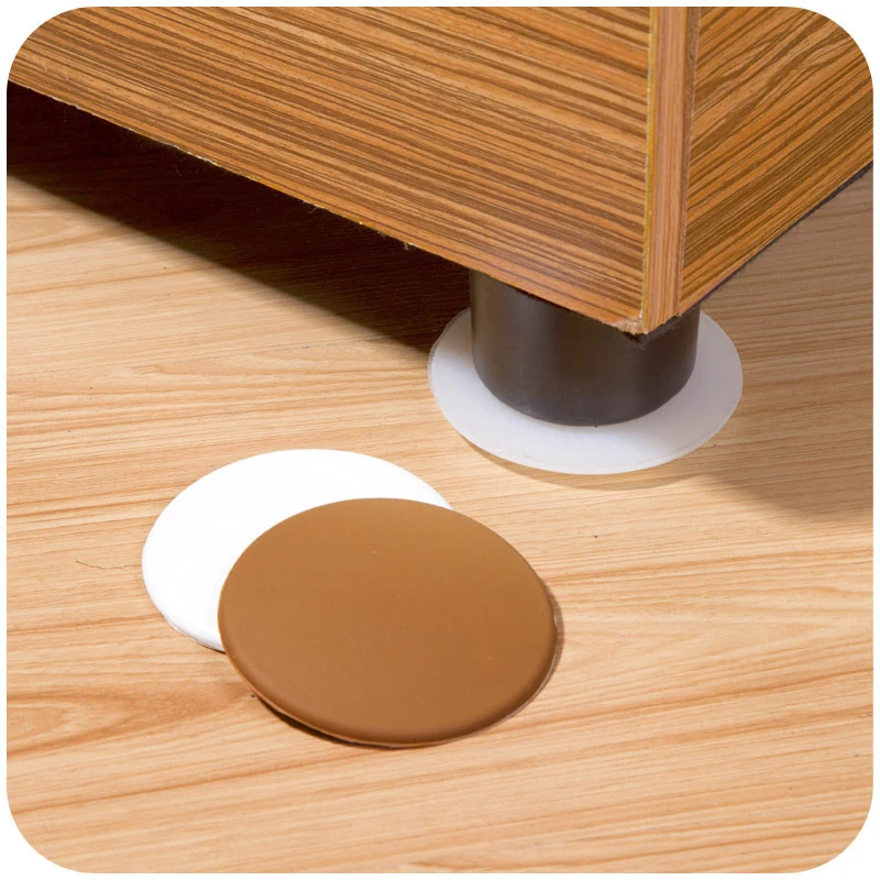 4 шт./лот Круглый протектор дверной ручки дверная ручка бампер стул стол защита