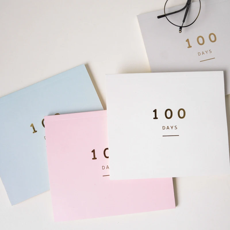 K & KBOOK календарь с обратным отсчетом ежедневно на 100 дней График обучения