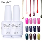 Beau гель 15 мл УФ Гель-лак Цветной Краски гель покрытые лаком ногти лак! Полупостоянная лак гель для ногтей, лампа отверждения УФ Led Гель-лак для ногтей