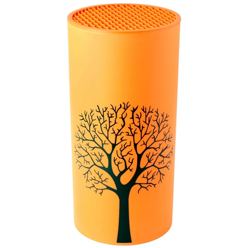 Держатель для ножей LUDA держатель кухонных подставка оранжевого цвета полка