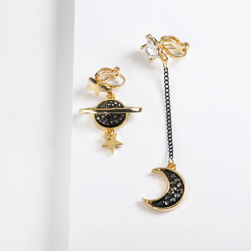 Серьги клипсы 2019 новые корейские и японские креативные милые для женщин в виде