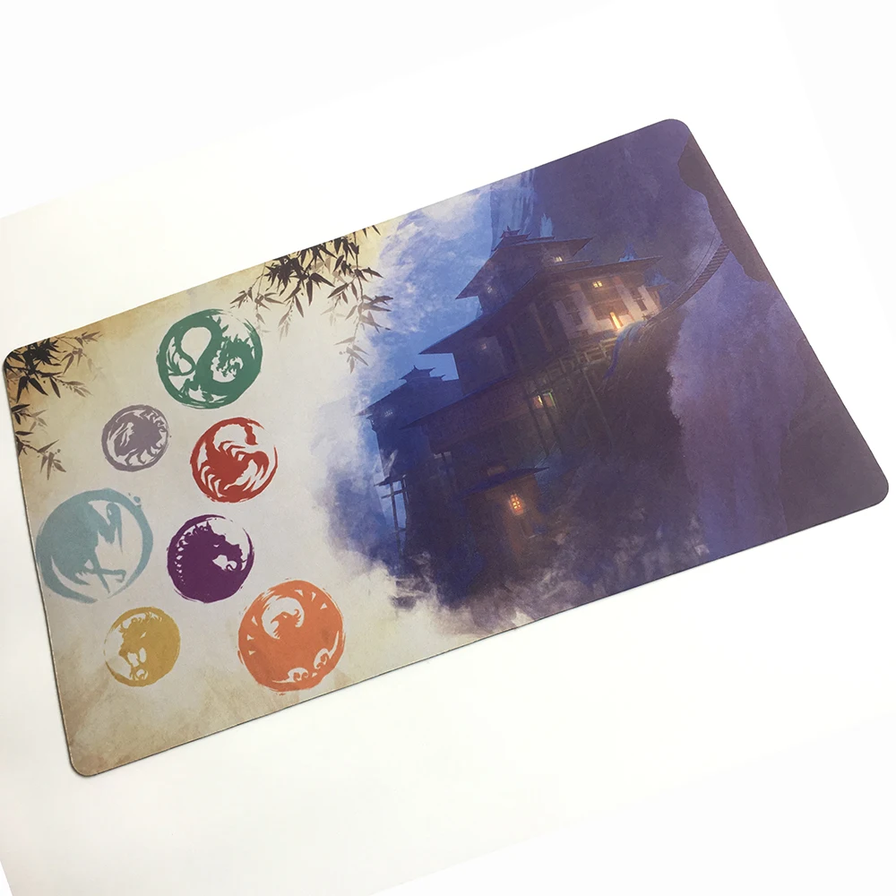 Игра престолов Playmat: дом Тиреллов Sigil Playmat Властелин Highgarden: 60 см x 35 см(2" x 14") Размер